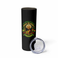 Haile Selassie Skinny Tumbler King Of Kings His Imperial Majesty Rastafari Flag - Wonder Print Shop