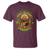Haile Selassie T Shirt King Of Kings His Imperial Majesty Rastafari Flag - Wonder Print Shop