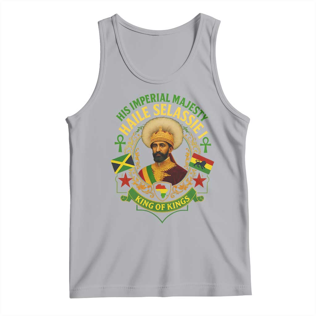 Haile Selassie Tank Top King Of Kings His Imperial Majesty Rastafari Flag - Wonder Print Shop
