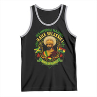 Haile Selassie Tank Top King Of Kings His Imperial Majesty Rastafari Flag - Wonder Print Shop