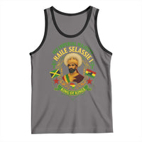 Haile Selassie Tank Top King Of Kings His Imperial Majesty Rastafari Flag - Wonder Print Shop