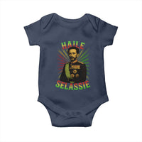 Emperor Haile Selassie Baby Onesie Ras Tafari His Imperial Majesty Jamaican - Wonder Print Shop