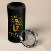 Emperor Haile Selassie 4 in 1 Can Cooler Tumbler Ras Tafari His Imperial Majesty Jamaican - Wonder Print Shop