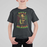 Emperor Haile Selassie T Shirt For Kid Ras Tafari His Imperial Majesty Jamaican - Wonder Print Shop