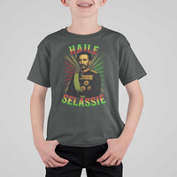 Emperor Haile Selassie T Shirt For Kid Ras Tafari His Imperial Majesty Jamaican - Wonder Print Shop