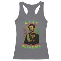 Emperor Haile Selassie Racerback Tank Top Ras Tafari His Imperial Majesty Jamaican - Wonder Print Shop