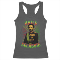 Emperor Haile Selassie Racerback Tank Top Ras Tafari His Imperial Majesty Jamaican - Wonder Print Shop