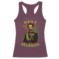 Emperor Haile Selassie Racerback Tank Top Ras Tafari His Imperial Majesty Jamaican - Wonder Print Shop