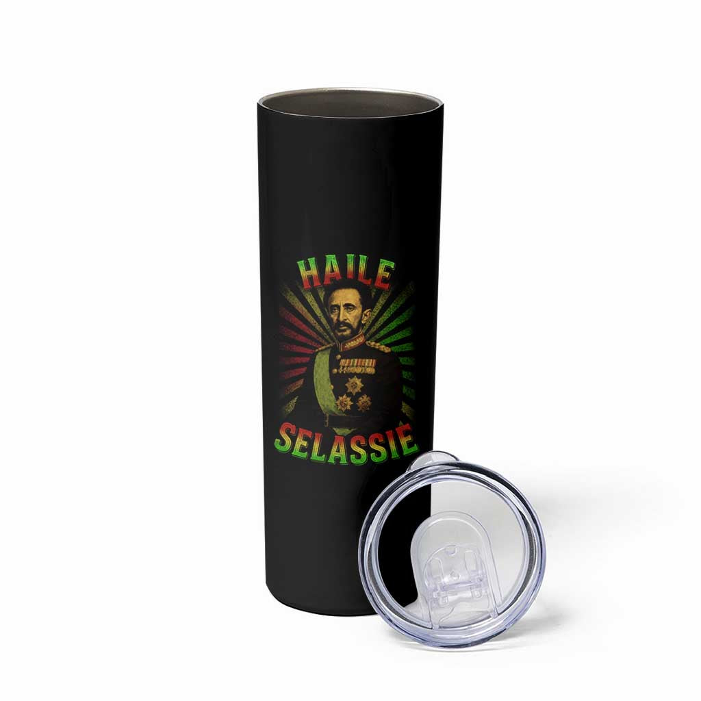 Emperor Haile Selassie Skinny Tumbler Ras Tafari His Imperial Majesty Jamaican - Wonder Print Shop