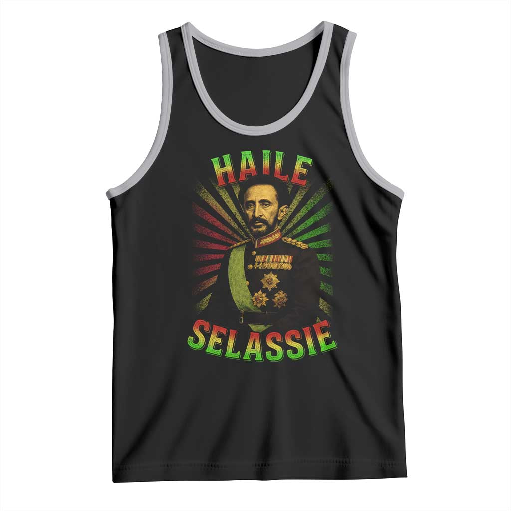 Emperor Haile Selassie Tank Top Ras Tafari His Imperial Majesty Jamaican - Wonder Print Shop