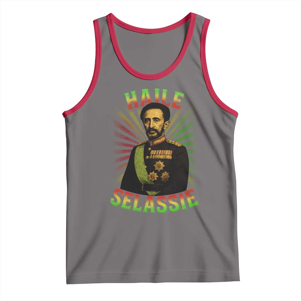 Emperor Haile Selassie Tank Top Ras Tafari His Imperial Majesty Jamaican - Wonder Print Shop