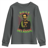 Emperor Haile Selassie Youth Sweatshirt Ras Tafari His Imperial Majesty Jamaican - Wonder Print Shop
