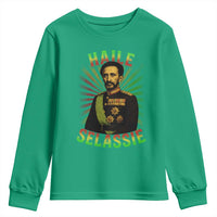 Emperor Haile Selassie Youth Sweatshirt Ras Tafari His Imperial Majesty Jamaican - Wonder Print Shop