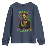 Emperor Haile Selassie Youth Sweatshirt Ras Tafari His Imperial Majesty Jamaican - Wonder Print Shop