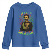 Emperor Haile Selassie Youth Sweatshirt Ras Tafari His Imperial Majesty Jamaican - Wonder Print Shop