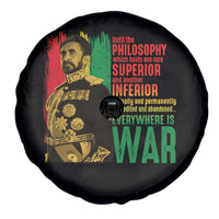 Haile Selassie Quotes Spare Tire Cover Until The Philosophy Which Holds One Race Speech War - Wonder Print Shop