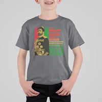 Haile Selassie Quotes T Shirt For Kid Until The Philosophy Which Holds One Race Speech War - Wonder Print Shop