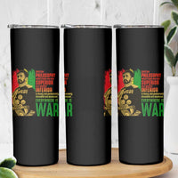 Haile Selassie Quotes Skinny Tumbler Until The Philosophy Which Holds One Race Speech War - Wonder Print Shop