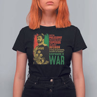 Haile Selassie Quotes T Shirt For Women Until The Philosophy Which Holds One Race Speech War - Wonder Print Shop