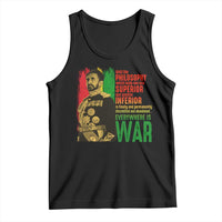 Haile Selassie Quotes Tank Top Until The Philosophy Which Holds One Race Speech War - Wonder Print Shop