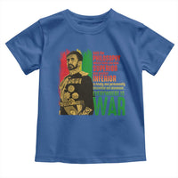 Haile Selassie Quotes Toddler T Shirt Until The Philosophy Which Holds One Race Speech War - Wonder Print Shop