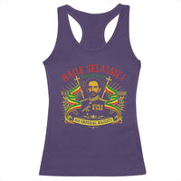 Haile Selassie Racerback Tank Top Ras Tafari King Of Kings His Imperial Majesty - Wonder Print Shop