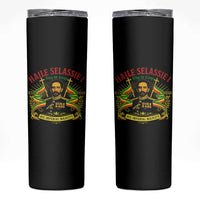 Haile Selassie Skinny Tumbler Ras Tafari King Of Kings His Imperial Majesty - Wonder Print Shop