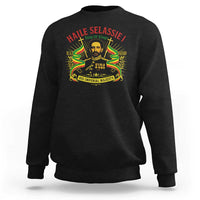 Haile Selassie Sweatshirt Ras Tafari King Of Kings His Imperial Majesty - Wonder Print Shop