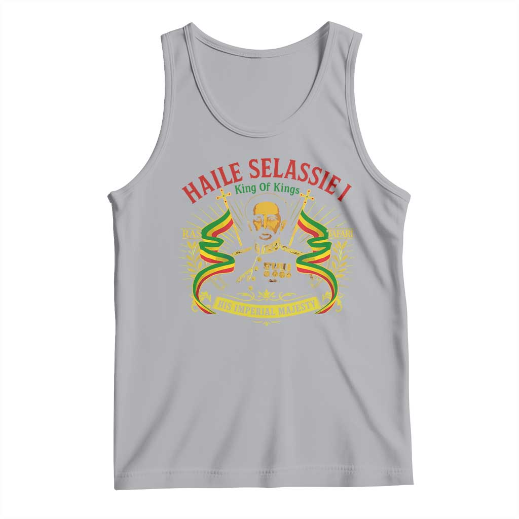 Haile Selassie Tank Top Ras Tafari King Of Kings His Imperial Majesty - Wonder Print Shop