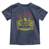 Haile Selassie Toddler T Shirt Ras Tafari King Of Kings His Imperial Majesty - Wonder Print Shop