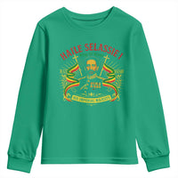 Haile Selassie Youth Sweatshirt Ras Tafari King Of Kings His Imperial Majesty - Wonder Print Shop