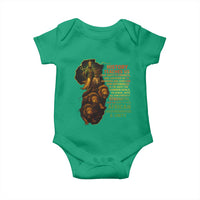 Haile Selassie Quotes Baby Onesie History Teaches Us That Unity Is Strength Rasta Lions of Judah - Wonder Print Shop