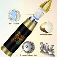 Haile Selassie Quotes Bullet Tumbler History Teaches Us That Unity Is Strength Rasta Lions of Judah - Wonder Print Shop