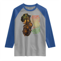 Haile Selassie Quotes Raglan Shirt History Teaches Us That Unity Is Strength Rasta Lions of Judah - Wonder Print Shop