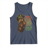Haile Selassie Quotes Tank Top History Teaches Us That Unity Is Strength Rasta Lions of Judah - Wonder Print Shop