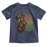 Haile Selassie Quotes Toddler T Shirt History Teaches Us That Unity Is Strength Rasta Lions of Judah - Wonder Print Shop