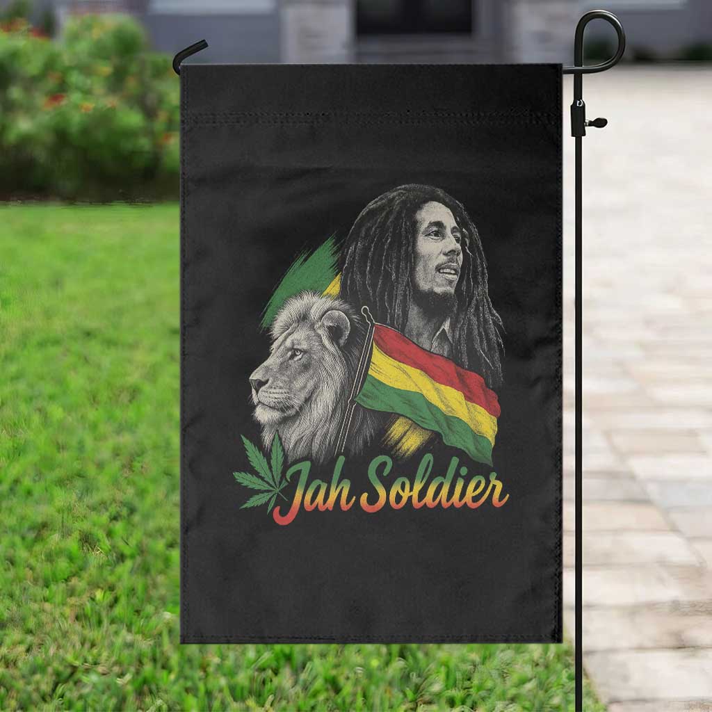 Jah Soldier Garden Flag Lion Of Judah Reggae Rastafari Flag - Wonder Print Shop