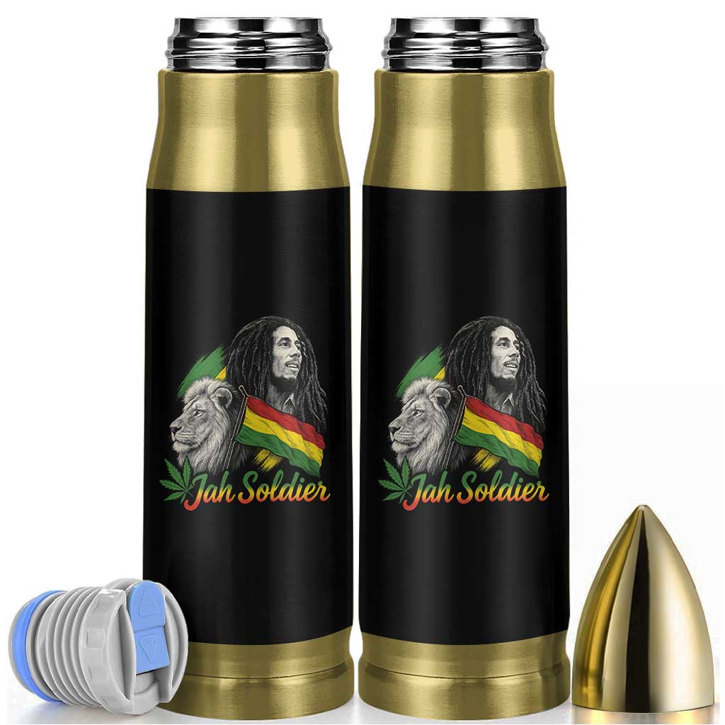 Jah Soldier Bullet Tumbler Lion Of Judah Reggae Rastafari Flag - Wonder Print Shop