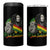 Jah Soldier 4 in 1 Can Cooler Tumbler Lion Of Judah Reggae Rastafari Flag - Wonder Print Shop
