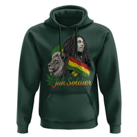 Jah Soldier Hoodie Lion Of Judah Reggae Rastafari Flag - Wonder Print Shop