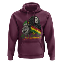Jah Soldier Hoodie Lion Of Judah Reggae Rastafari Flag - Wonder Print Shop