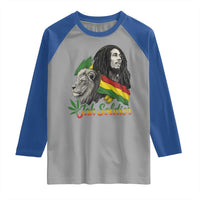Jah Soldier Raglan Shirt Lion Of Judah Reggae Rastafari Flag - Wonder Print Shop