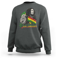 Jah Soldier Sweatshirt Lion Of Judah Reggae Rastafari Flag - Wonder Print Shop