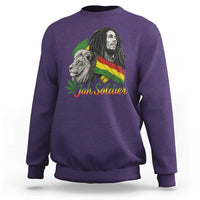 Jah Soldier Sweatshirt Lion Of Judah Reggae Rastafari Flag - Wonder Print Shop