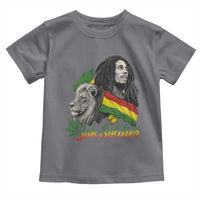 Jah Soldier Toddler T Shirt Lion Of Judah Reggae Rastafari Flag - Wonder Print Shop