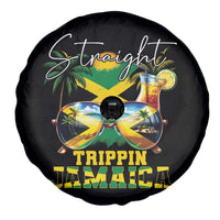 Straight Trippin Jamaica Spare Tire Cover Family Squad Summer Vacation - Wonder Print Shop