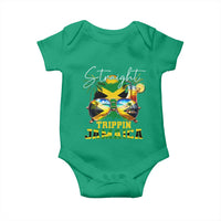 Straight Trippin Jamaica Baby Onesie Family Squad Summer Vacation - Wonder Print Shop