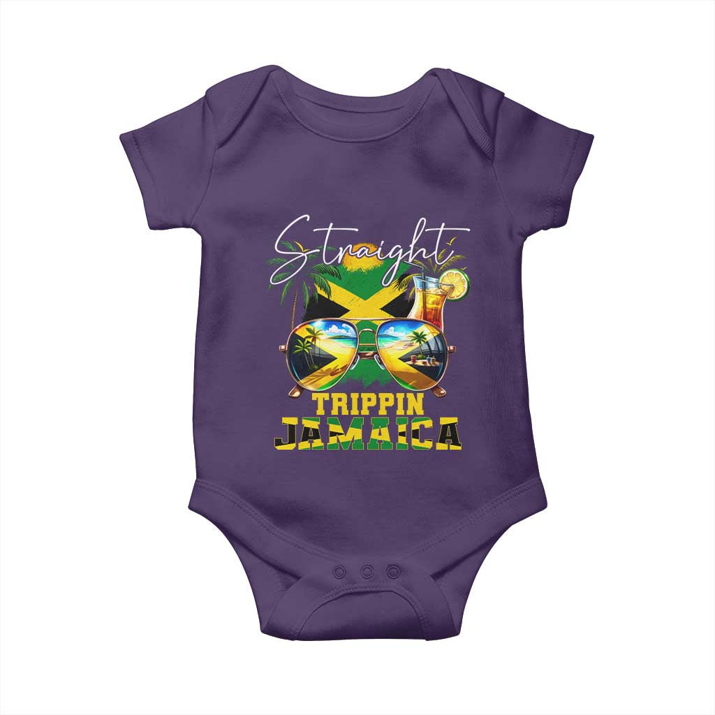 Straight Trippin Jamaica Baby Onesie Family Squad Summer Vacation - Wonder Print Shop