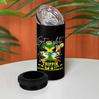 Straight Trippin Jamaica 4 in 1 Can Cooler Tumbler Family Squad Summer Vacation - Wonder Print Shop