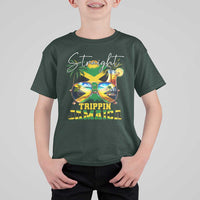 Straight Trippin Jamaica T Shirt For Kid Family Squad Summer Vacation - Wonder Print Shop